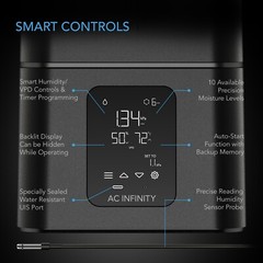 CLOUDFORGE T7, Environmental Plant Humidifier, 15L, Smart Controls