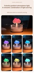 AUSHA Rain Cloud Humidifier Aroma Diffuser LED Night Light USB Air Mist Maker