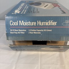 KAZ Cool Mist Humidifier DynaMist 370F With Box And Air Cleaning Dynafilter K14
