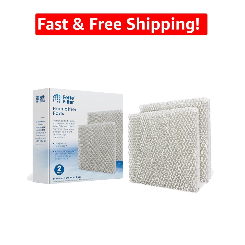 Durable 2 Pack Whole House Humidifier Pads Compatible with Honeywell, Aprilaire