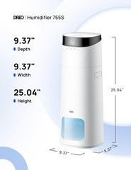DREO 16L Smart Humidifier Large Room 1000 Ft², 130H Cool Mist Air Humidifiers fo