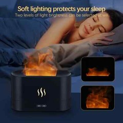 Flame Fire Humidifier Aromatherapy Diffuser Ultrasonic Aromatic Essences House