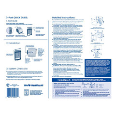 35 Water Panel Humidifier Filter Replacement for Whole-House Humidifier Models