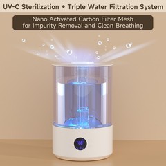 7.8L Humidifier for Large Room Cool Mist Essential Oil UV Sterilization Baby Pet