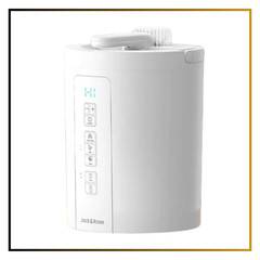 Stainless Steel Warm Mist Humidifier 3L Quiet Filterless Timer Sleep Mode