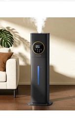 Lacidoll – Humidifier for Bedroom, 2.1Gal/8L with Essential Oil Diffuser, Black