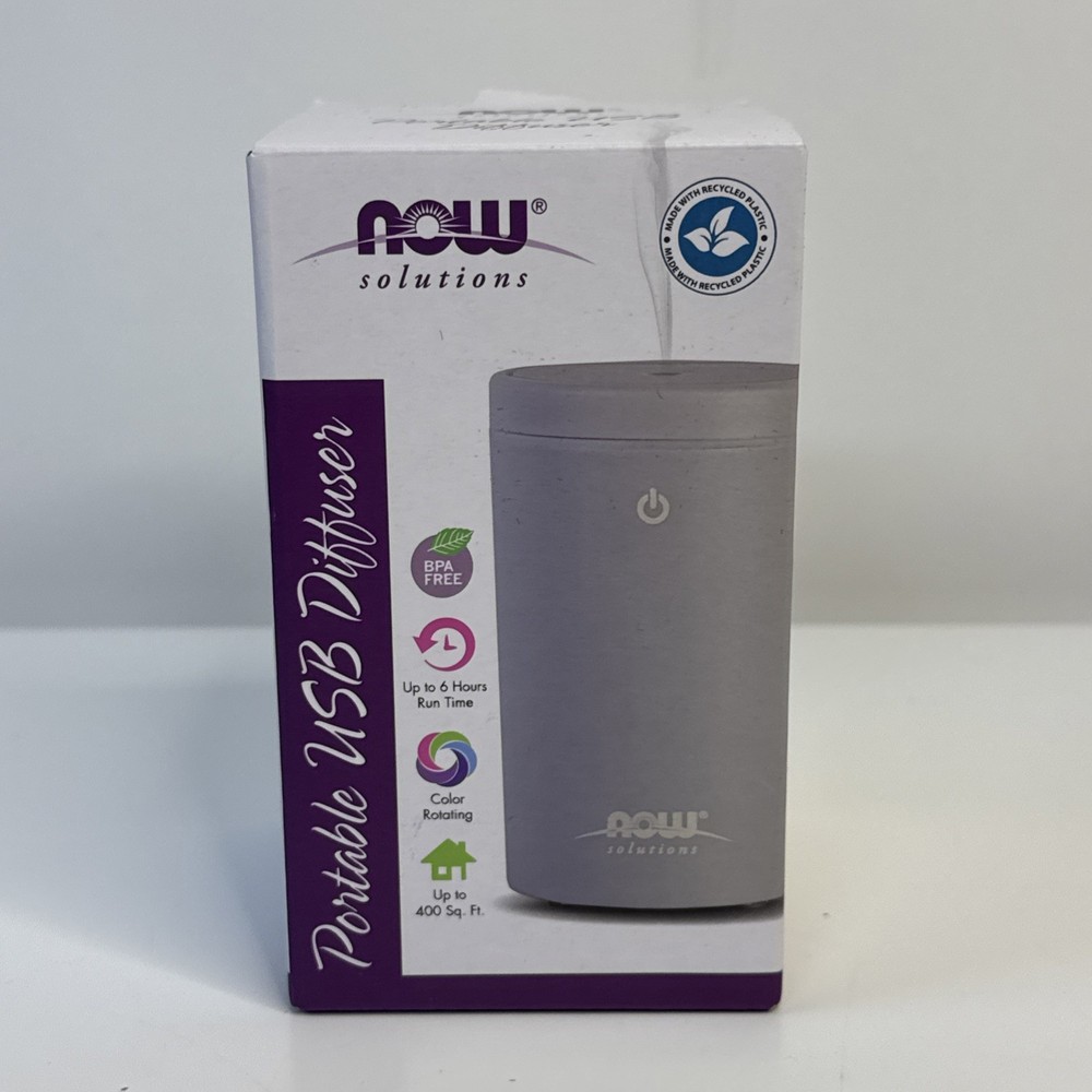 Portable USB Ultrasonic Oil Diffuser 1 Count By Now Foods