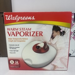 Vaporizer Warm Steam Easy to Fill Auto Shut Off Night Light 14 Hour Small Room