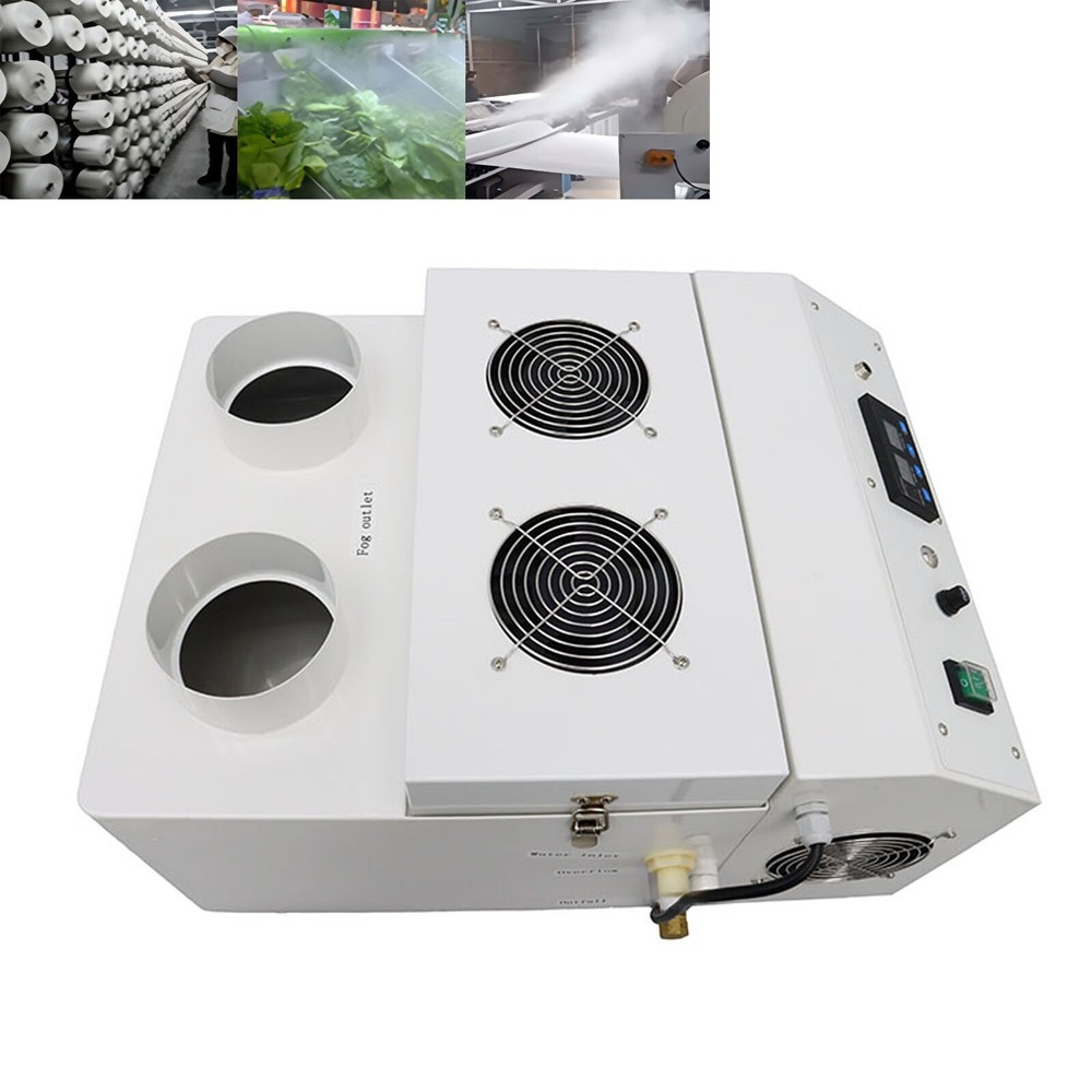 Ultrasonic Humidifier Cooler Sprayer 12KG/h Portable Continuous Cool Mist Maker