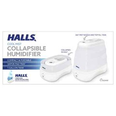 Crane HALLS Collapsible Cool Mist Humidifier 3.5L / 1 gallon White