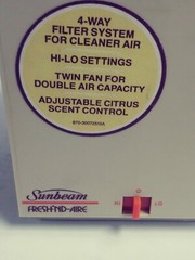 1981 Vintage Sunbeam Fresh’nd Aire 98-80 Unit with New Replacement Filter EUC