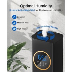 Ultrasonic Humidifier 8L Adjustable Humidity Aroma Diffuser Quiet Timer New