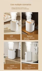 Air humidifier 1.8L capacity spray 3-gear adjustable fragrance essential oil per