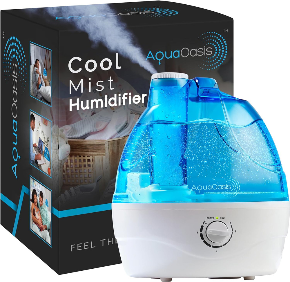 ® Cool Mist Humidifier (2.2L Water Tank) Quiet Ultrasonic Humidifiers for Bedroo