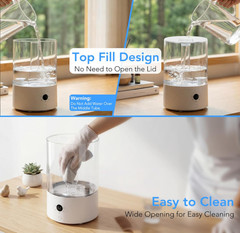 Humidificador Ultrasónico 4L con Control Inteligente Luz LED y 3 Niveles