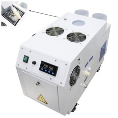 110V 13.5KG/H Ultrasonic Industrial Humidifier Cooler Sprayer 2Mist Outlet 1400W