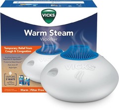 Warm Steam Vaporizer Humidifier Night Light 1.5 Gallon Baby Kids Room Relief Air