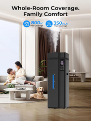 13L/3.43Gal Humidifier Large Room, 800Ft² Coverage, 100H Runtime, Auto Humidity
