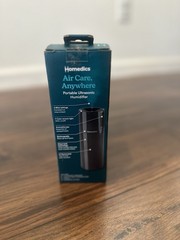 HoMedics Ultrasonic Portable Humidifier Red UHE-CMP17-Bk Rechargeable Open Box