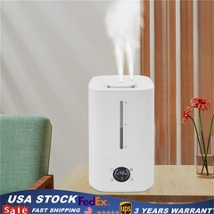 6L/202.91oz Hot And Cold Mist Humidifier, Timing Humidifier For Home Bedroom 25W