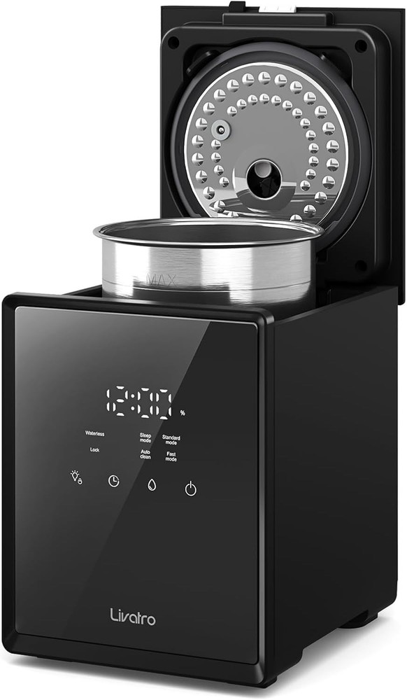 3L Stainless Steel Warm Mist Humidifier with Easy Clean and Warm Steam Function