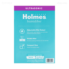 Holmes Ultrasonic Cool Mist Humidifier | Filter-Free | Quiet | 18 Hrs Runtime |