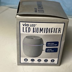 Via Led LED Miniature Humidifier Portable New