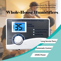 For AprilAire 60 Humidistat Controller 24VAC Automatic Digital W/Outdoor Probe