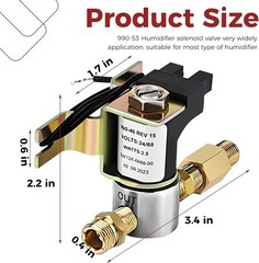 24V Humidifier Water Solenoid Valve for GeneralAire 1042 1042L 1042LH 1137 1040L