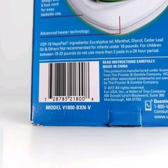 Waterless Vaporizer, 50 Sq. Ft.,vicks V1800 Comes With 5 Scent Pads – New