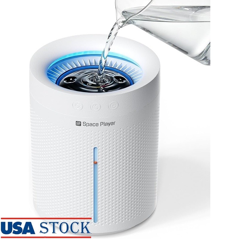 Wireless Humidifier 3L Large Capacity 4 Smart Modes Ultra Quiet Timer BPA Free