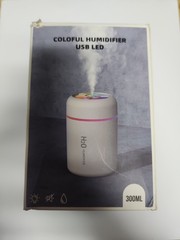 Colorful Mini USB Humidifier with Night Light – Safe and Quiet for Home & Travel