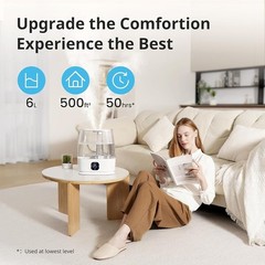 Ultrasonic Humidifier 3 in 1 Aroma Diffuser Quiet Cool Mist Large Room New