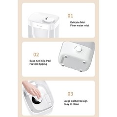 Top Fill Humidifier 2L Capacity 25dB Quiet Cool Mist Air Humidifier