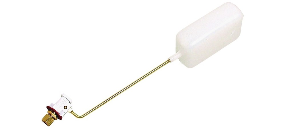 Float Valve, Polypropylene, White, For: Evaporative Cooler Purge Systems