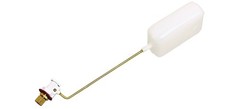 Float Valve, Polypropylene, White, For: Evaporative Cooler Purge Systems