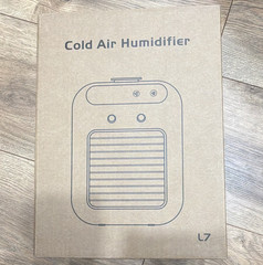 L7 Cold Air Humidifier Cool Mist Portable Quiet Battery Powered Brown