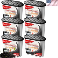 Activated Carbon 6 Pack Moisture Absorbers – Leakproof Dehumidifiers, 16 Oz