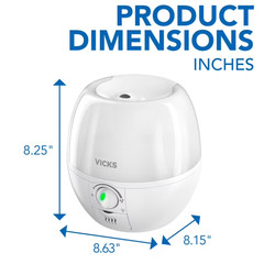 Vicks 3-in-1 Sleepy Time Ultrasonic Humidifier & Diffuser