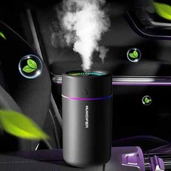 Portable Mini USB Cool Mist Humidifier 400ml – Quiet LED for Car/Home/Desk