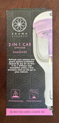 AROMA ESSENCE 2 IN 1 CAR DIFFUSER AND HUMIDIFIER PINK