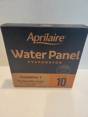 Aprilaire Stock No. 10 Water Panel Evaporator – White – Sealed Box NEW