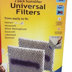 Sunbeam Humidifier Air Filters 2-Pack Cool Mist Universal Cut To Size