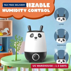 Everlasting Comfort 2.5L Kids Humidifiers for Bedroom – Easy to Clean 24HR Runti
