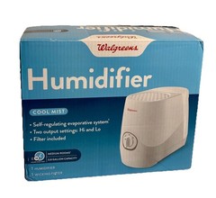 Walgreens Humidifier Cool Humidifier HI LO Settings 18Hr Run Time Med Rooms New