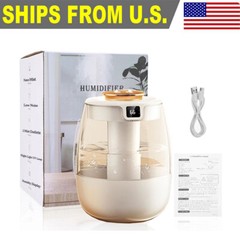 Humidifiers for Bedroom Large Room 2L Cool Mist Top Fill Visual Water Tank