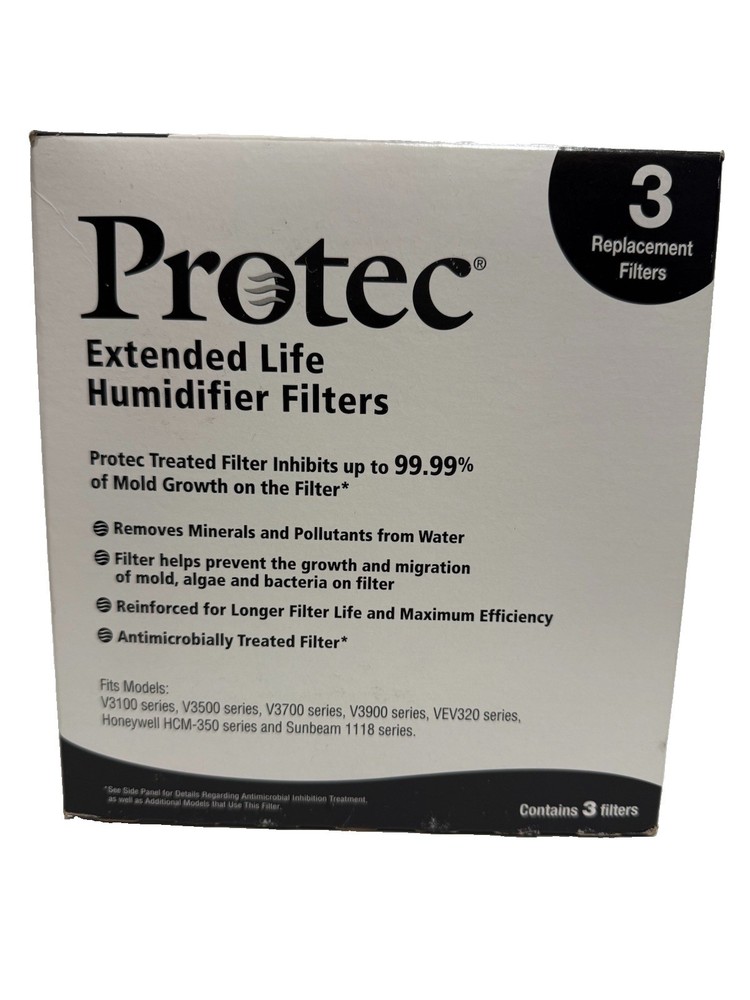 3 Pack Protec PWF2AM Humidifier Wick Drum Filter Replacements
