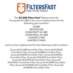Filters Fast® Replacement for Honeywell HC-888