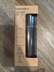 HoMedics Breathe Better Portable Ultrasonic Humidifier air BLACK USB charge mist