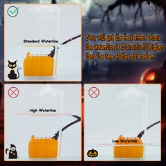Pumpkin Fogger Water Fountain Mist Maker Pond Mini Fog Atomizer Controller Party